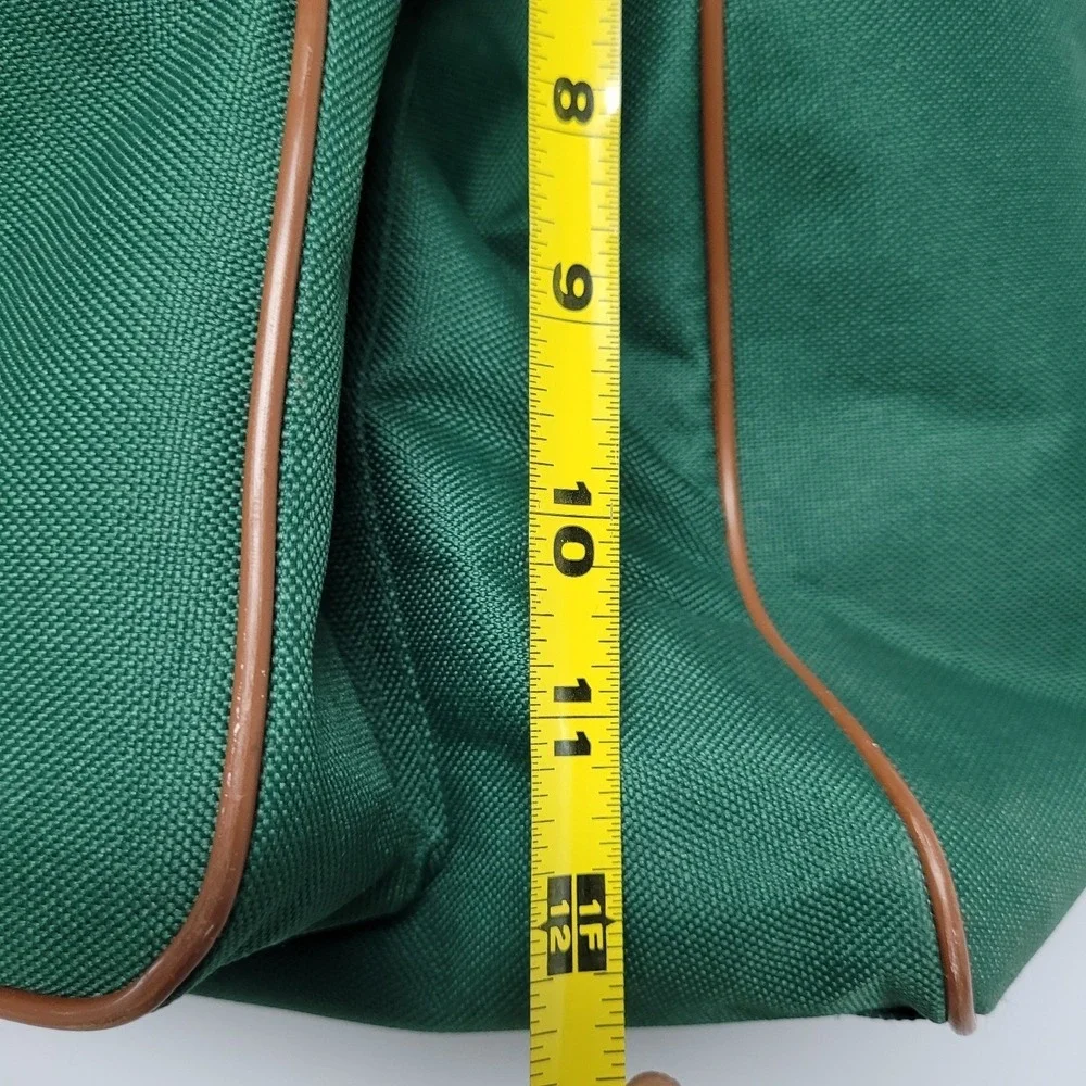 Vintage Polo Ralph Lauren Large Shoulder Strap Bag Green Brown Weekender